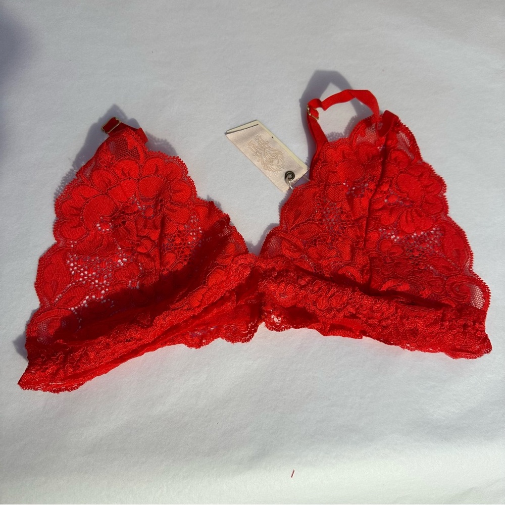 NWT We Are HAH HAH Chi Bralittle - siren red - Picture 4 of 5